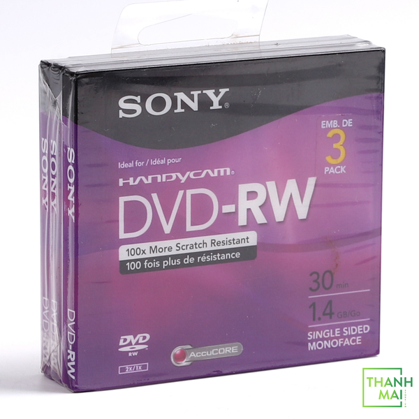Đĩa Sony DVD-RW Mini Recordable disc 1.4GB 30 Min