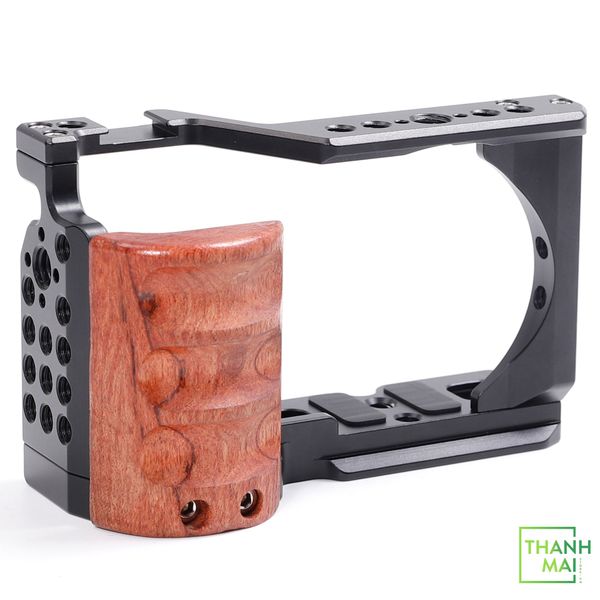 Khung Nhôm Cage Gỗ Bảo Vệ Máy ảnh Sony ZV-E10