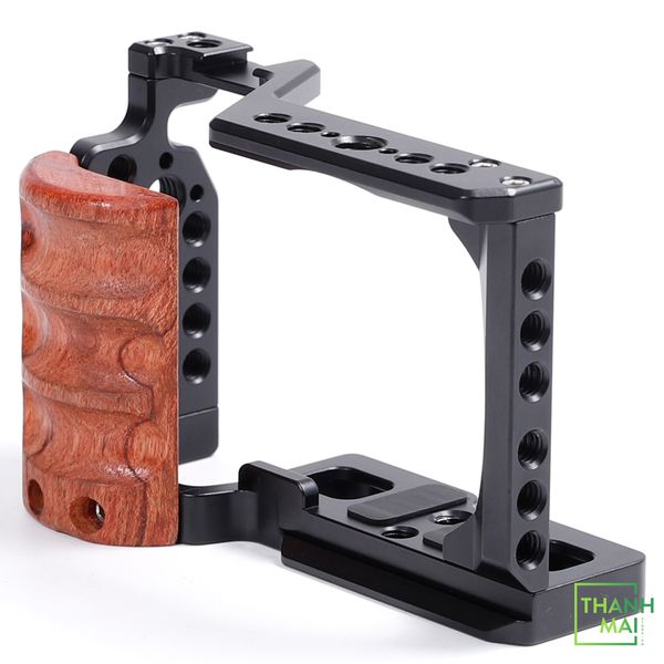 Khung Nhôm Cage Gỗ Bảo Vệ Máy ảnh Sony ZV-E10