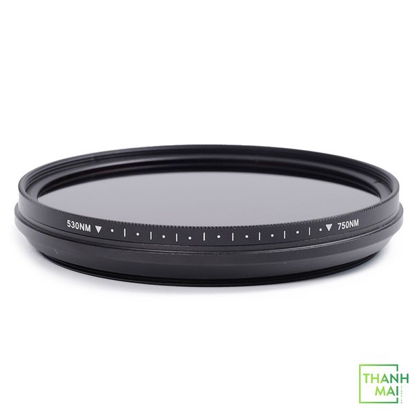 Filter FOTGA 77mm All-in-One Adjustable Infrared IR Pass X-Ray Lens IR, Variable from 530nm to 650nm 680nm 720nm 750nm Optical Glass