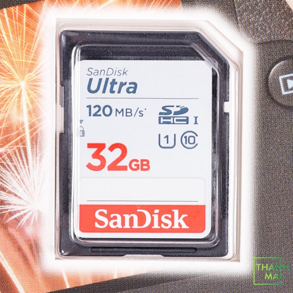 Thẻ nhớ SDHC SanDisk Ultra 32GB 120MB/s SDSDUN4-032G-GN6IN