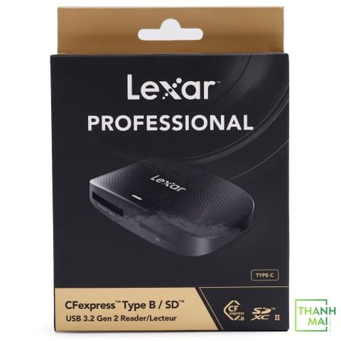 Đầu đọc thẻ nhớ Lexar Professional CFexpress Type B/ SD USB 3.2 Gen 2 LRW520U-RNBNG