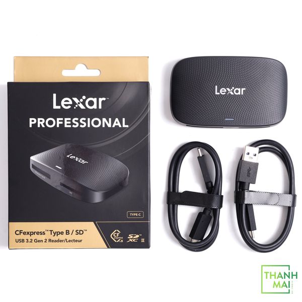 Đầu đọc thẻ nhớ Lexar Professional CFexpress Type B/ SD USB 3.2 Gen 2 LRW520U-RNBNG
