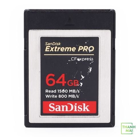 Thẻ nhớ CFexpress 2.0 SanDisk Extreme Pro 64GB Type B | SDCFE-064G-GN4IN