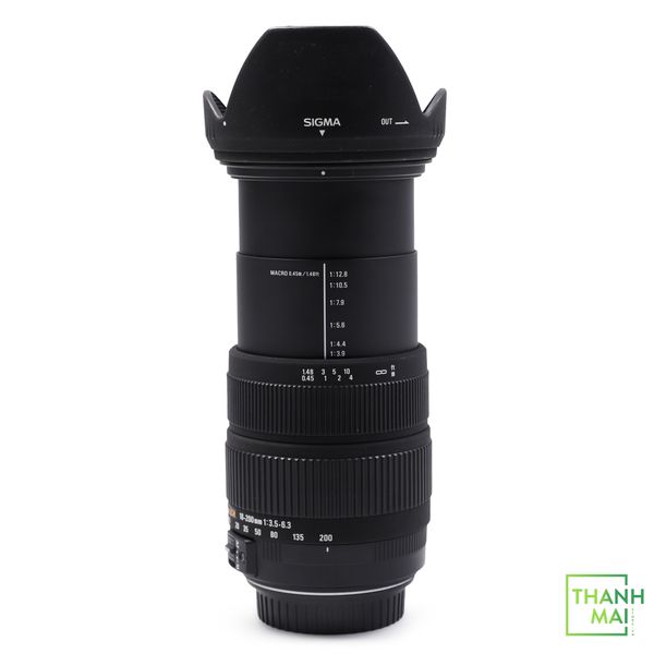 Ống Kính Sigma 18-200mm F/3.5-6.3 DC OS For canon