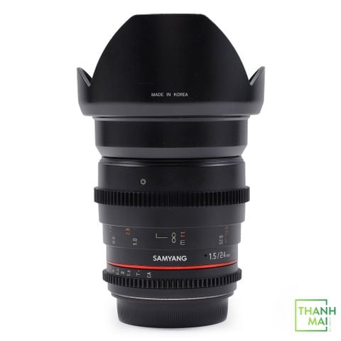 Ống Kính Samyang 24mm T1.5 VDSLR ED AS IF UMC II For Canon