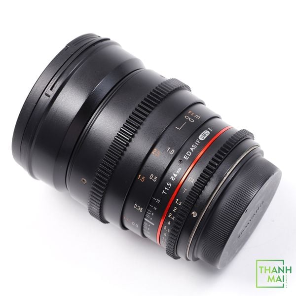 Ống Kính Samyang 24mm T1.5 VDSLR ED AS IF UMC II For Canon