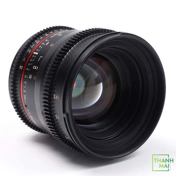 Ống kính Samyang 50mm T1.5 VDSLR AS UMC For Canon