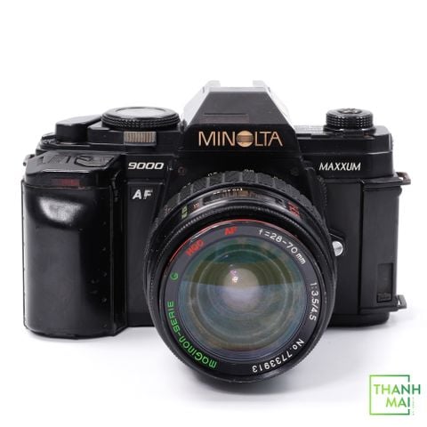 Máy ảnh Film Minolta Maxxum 9000 kèm Ống kính AF 28-70mm F3.5-4.5 | Decor