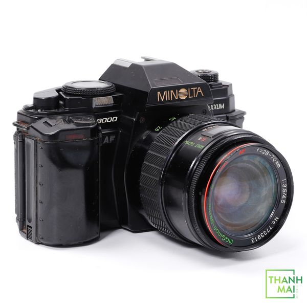 Máy ảnh Film Minolta Maxxum 9000 kèm Ống kính AF 28-70mm F3.5-4.5 | Decor