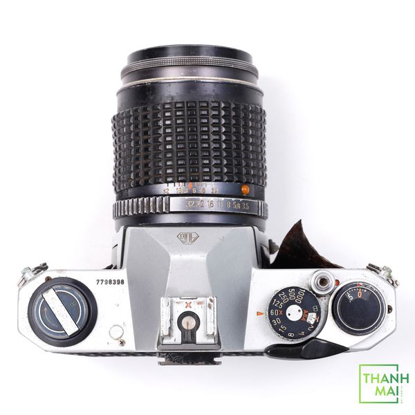 Máy ảnh Film Pentax ASAHI K1000 kèm Ống kính Pentax-M 135mm F3.5 | Decor