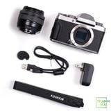 Máy ảnh Fujifilm X-T100 kit Fujifilm XC 15-45mm f/3.5-5.6 OIS PZ  ( Dark Silver )