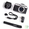 Máy ảnh Fujifilm X-T100 kit Fujifilm XC 15-45mm f/3.5-5.6 OIS PZ  ( Dark Silver )