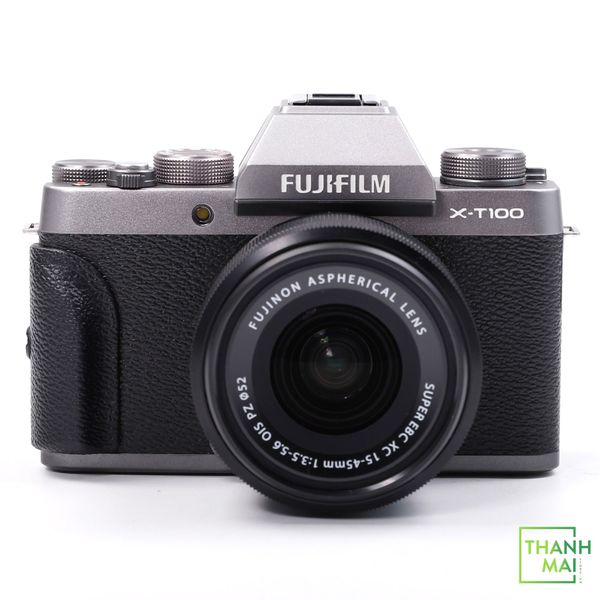 Máy ảnh Fujifilm X-T100 kit Fujifilm XC 15-45mm f/3.5-5.6 OIS PZ  ( Dark Silver )