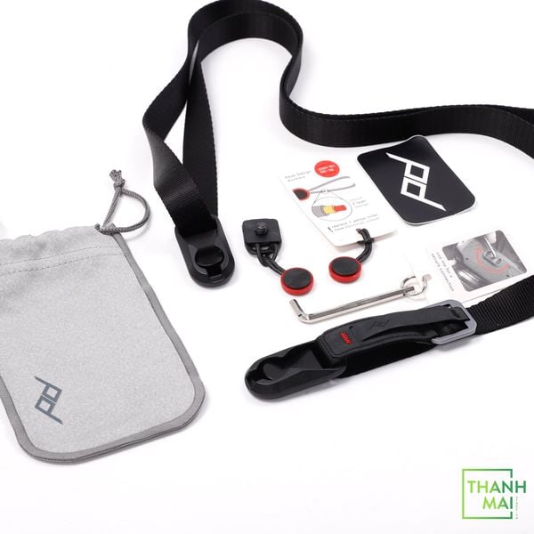 Dây đeo máy ảnh Peak Design Leash L-BL-3 ( Black ) | Chính hãng