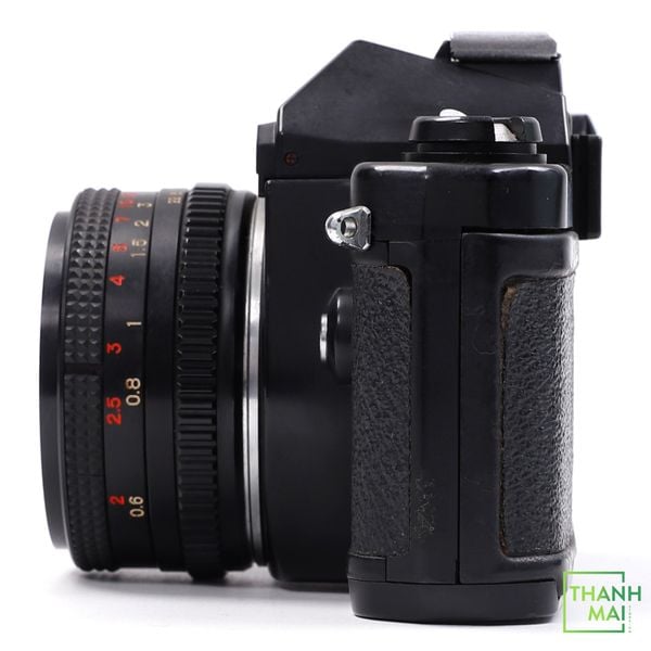 Máy ảnh Film Vivitar V3000s kèm Ống Kính MF Vivitar 50mm f/1.7 MC