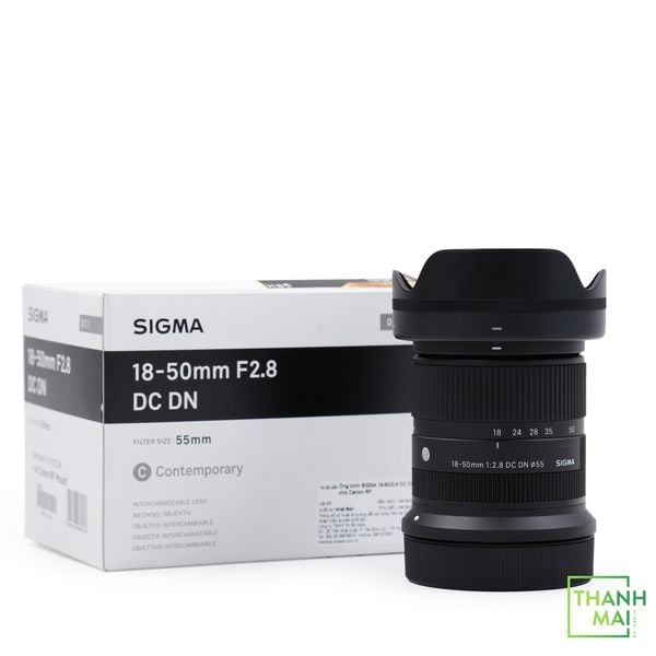 Ống kính Sigma 18-50mm f/2.8 DC DN (C) For Canon RF Mount