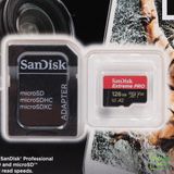 Thẻ Nhớ MicroSDXC SanDisk Extreme Pro V30 A2 128GB 200MB/s SDSQXCD-128G-GN6MA