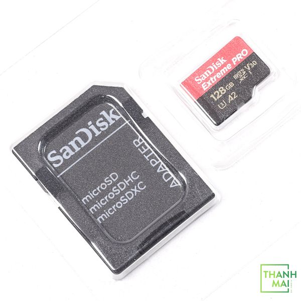 Thẻ Nhớ MicroSDXC SanDisk Extreme Pro V30 A2 128GB 200MB/s SDSQXCD-128G-GN6MA