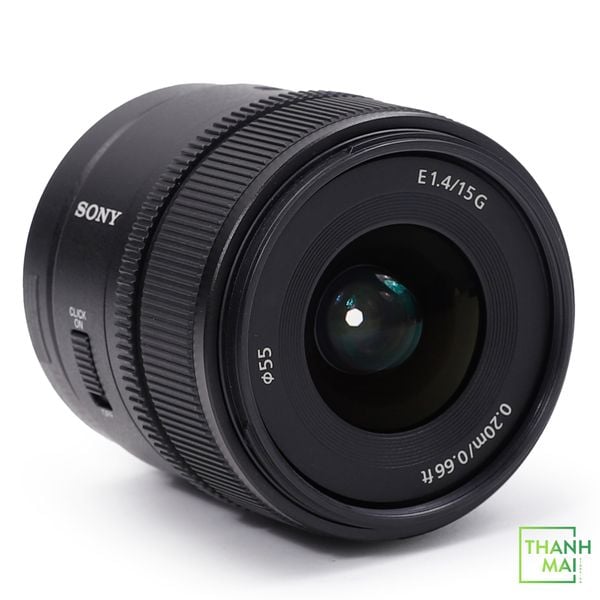 Ống kính Sony E 15mm f/1.4 G