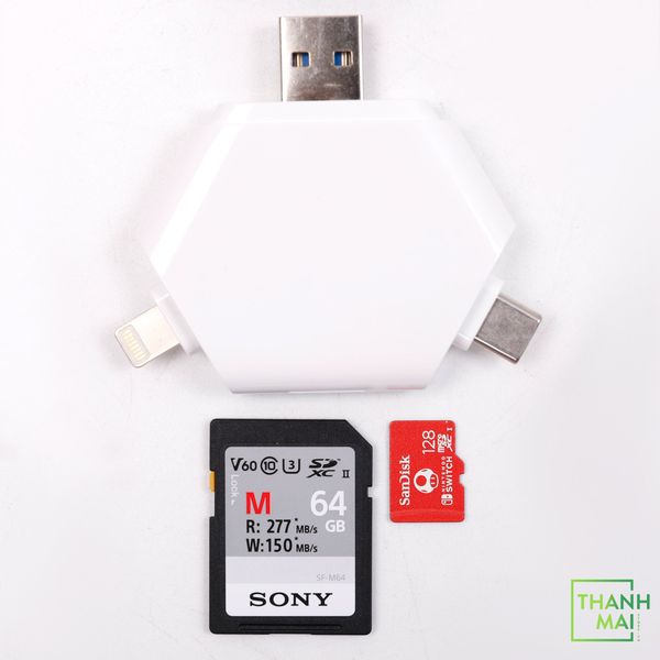 Đầu đọc thẻ đa năng 3 in 1 Memory Card Reader