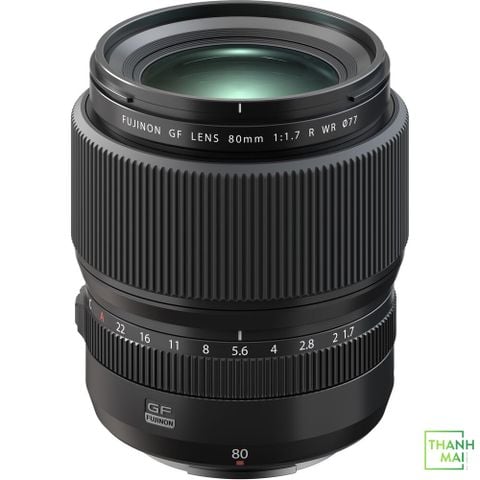 Ống kính Fujifilm GF 80mm f/1.7 R WR | Chính hãng