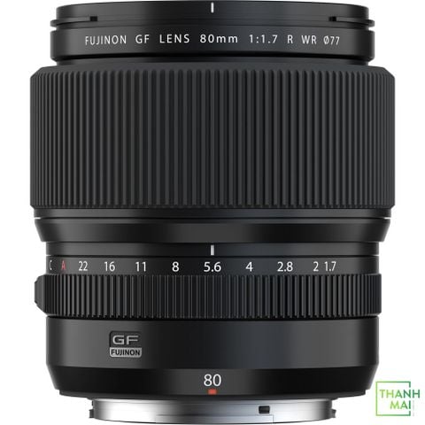 Ống kính Fujifilm GF 80mm f/1.7 R WR | Chính hãng