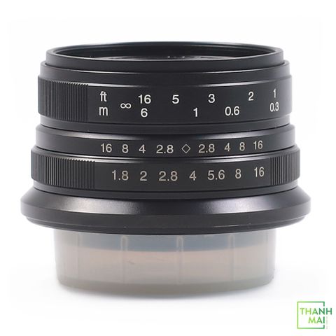 Ống kính Discover HD MC 25mm f/1.8 For Fujifilm (Black)