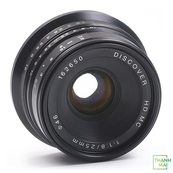 Ống kính Discover HD MC 25mm f/1.8 For Fujifilm (Black)