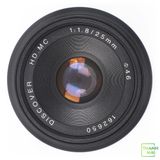 Ống kính Discover HD MC 25mm f/1.8 For Fujifilm (Black)