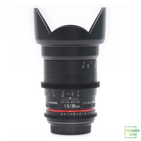 Ống kính Samyang 35mm T1.5 VDSLR II For Canon