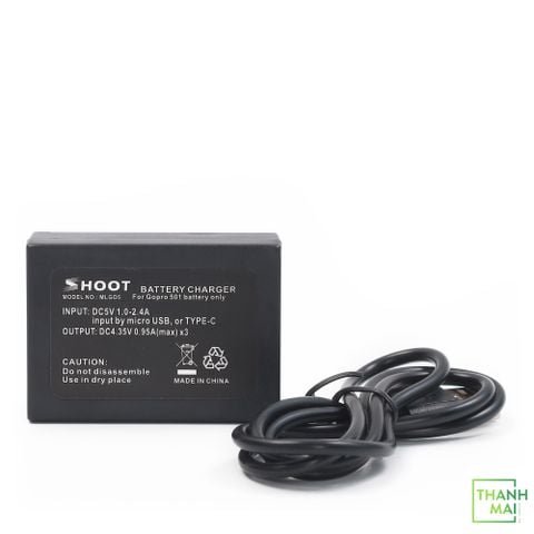 Dock sạc 3 pin cho GoPro ( 5/6/7/8 Black )