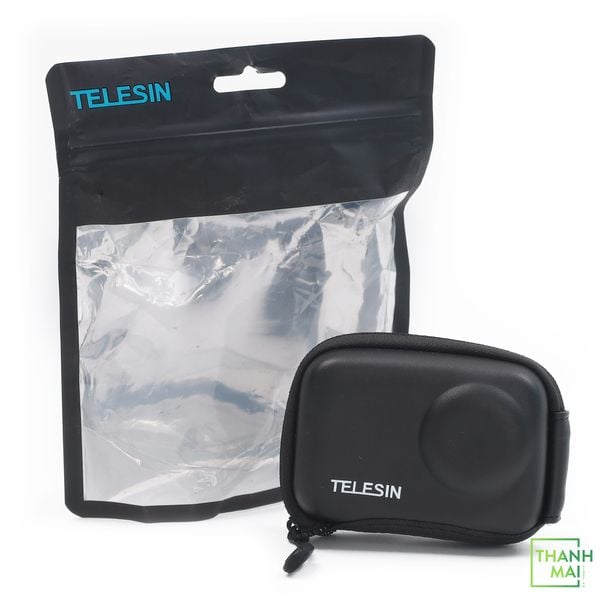 Túi Bảo vệ TELESIN Camera Storage Protective Bag for DJI ACTION 3, 4, Tặng Kèm 2 bộ kính cường Lực