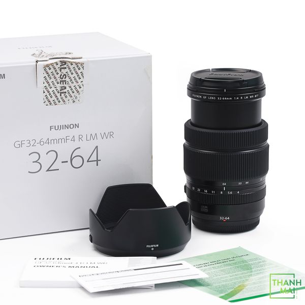 Ống kính Fujifilm GF 32-64mm f/4 R LM WR | Chính hãng