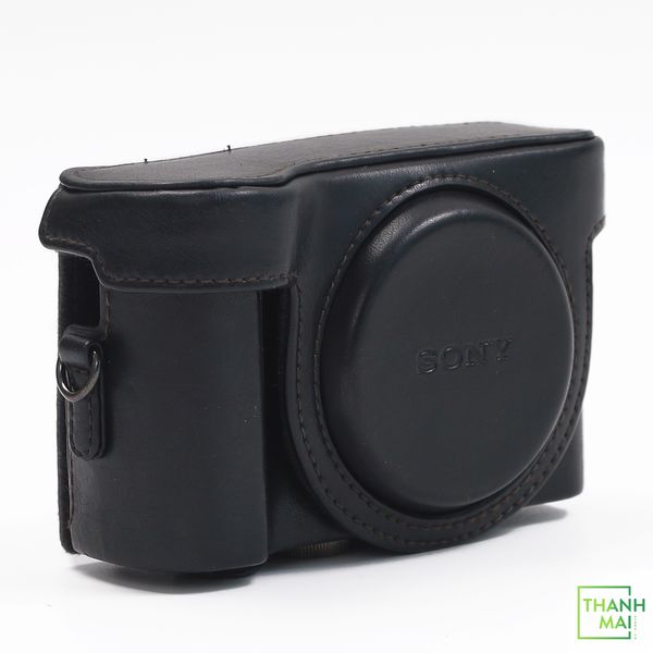 Bao da máy ảnh Chính Hãng Sony Dành cho Sony DSC-HX50 HX60 HX30 HX90 WX500 ( Black )