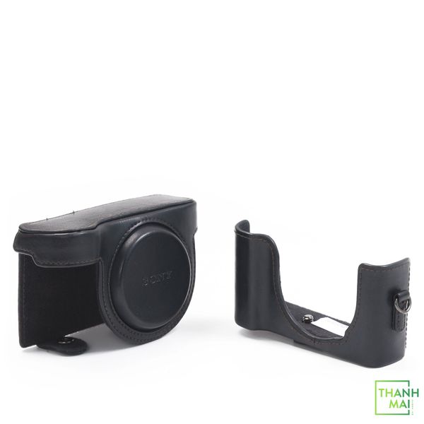 Bao da máy ảnh Chính Hãng Sony Dành cho Sony DSC-HX50 HX60 HX30 HX90 WX500 ( Black )