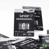 Thẻ Nhớ Lexar Professional SDHC/SDXC 1667x UHS-II 64GB Memory Card 2 Pack ( LSD64GCBNA16672 )