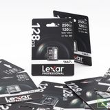 Thẻ nhớ SD 128GB Lexar Professional 1667x UHS-II V60 250/120 MBs ( LSD128CBNA1667 )