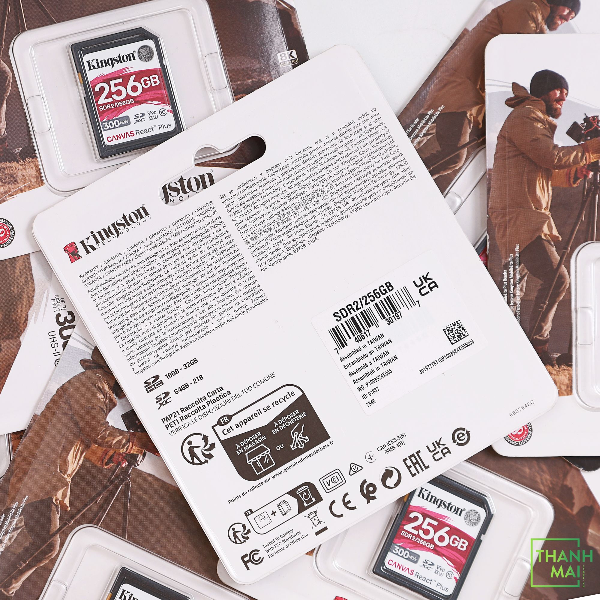 Kingston Canvas React Plus 128GB SD Card – UHS-II, V90, 300MB/s Read, 260MB/s Write