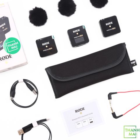 Microphone Không Dây Rode Wireless Go II 2 x Transmitter