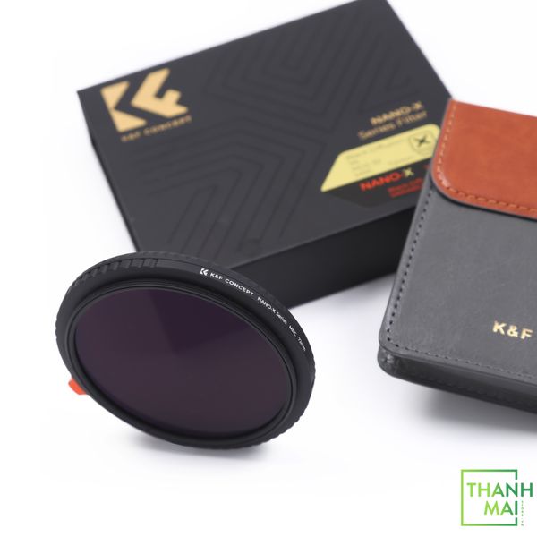 Kính Lọc K&F Concept 72mm Black Diffusion 1/4 Effect & Variable ND2-ND32 ND Filter 2-in-1 for Camera Lens with 28 Multi-Layer Coatings (Nano-X Series)