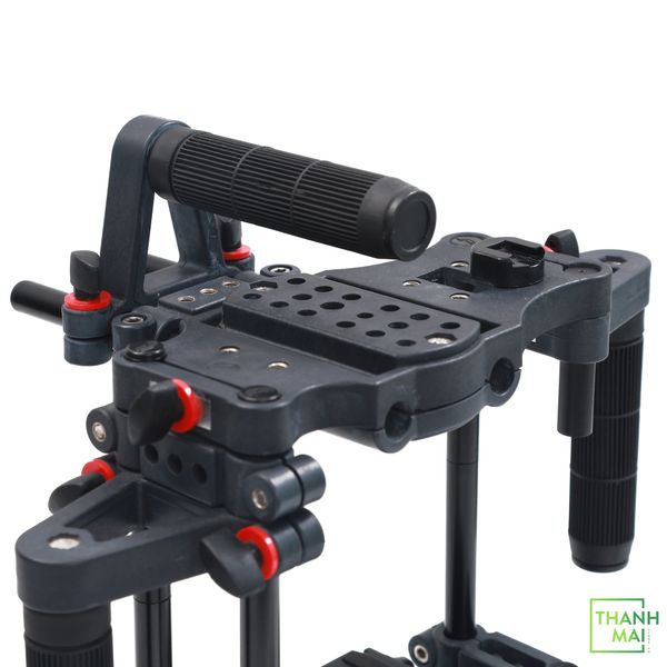 Power DSLR Camera Cage for DSLR DSLM Cameras Only. Adjustable Handles & 15mm Rod Adapter. Tripod Compatible. Comes with Quick-Release Plate (FC-CTH)