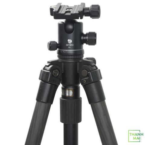Chân máy ảnh Slik 813CF Pro Carbon Fibre kèm Đầu bi Benro Ballhead - B1