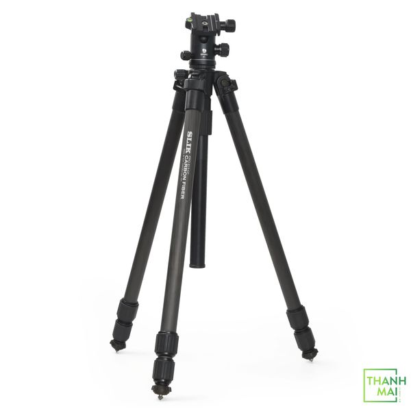 Chân máy ảnh Slik 813CF Pro Carbon Fibre kèm Đầu bi Benro Ballhead - B1