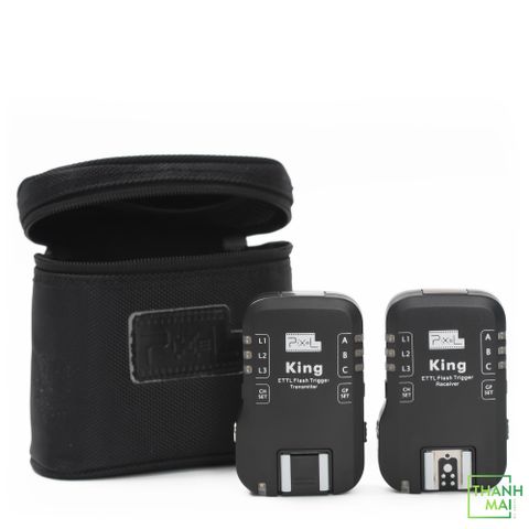 Bộ điều khiển đèn ( Trigger ) Pixel King Wireless E-TTL for Canon