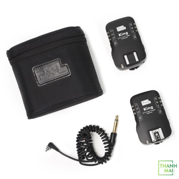 Bộ điều khiển đèn ( Trigger ) Pixel King Wireless E-TTL for Canon