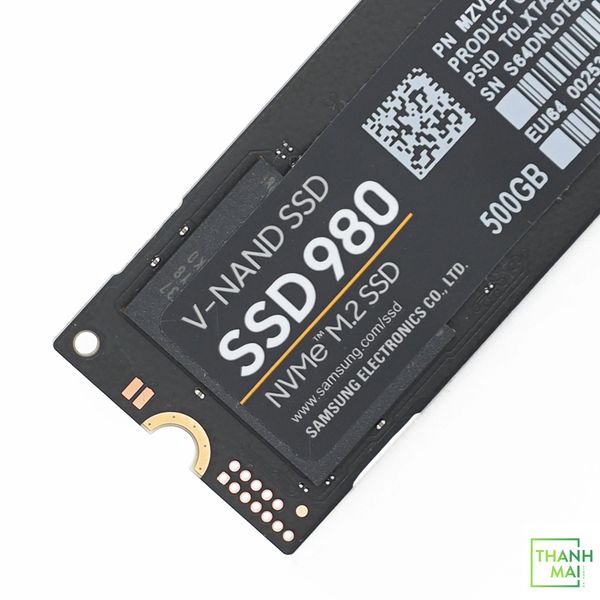 Ổ Cứng SSD Samsung 980 500GB PCIe NVMe V-NAND M.2 2280 MZ-V8V500BW