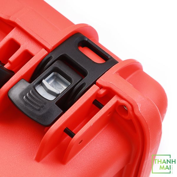 Nanuk 918 Waterproof Hard Case with Custom Foam Insert for 6 Lenses - Orange