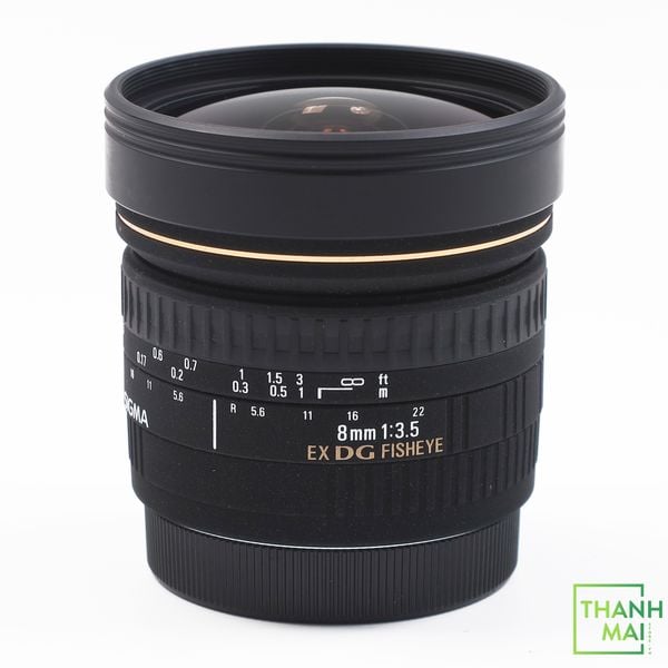 Ống kính Sigma 8mm f/3.5 EX DG Circular Fisheye For Canon EF