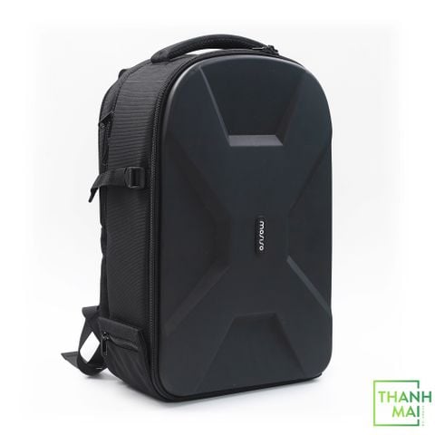 Balo MOSISO Camera Backpack, DSLR/SLR/Mirrorless Photography Camera Bag 15-16 inch Waterproof Hardshell Case with Tripod Holder&Laptop Compartment Compatible with Canon/Nikon/Sony, Black